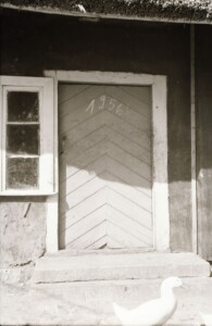 Majauks näärisoku kirjutatud aastaarvuga Saaremaal Pöide kihelkonnas Orinõmme külas (ERA, Foto 2668, 1956)
